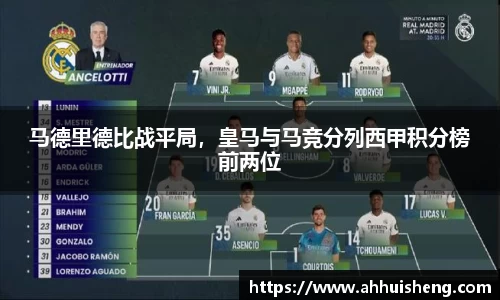 马德里德比战平局，皇马与马竞分列西甲积分榜前两位